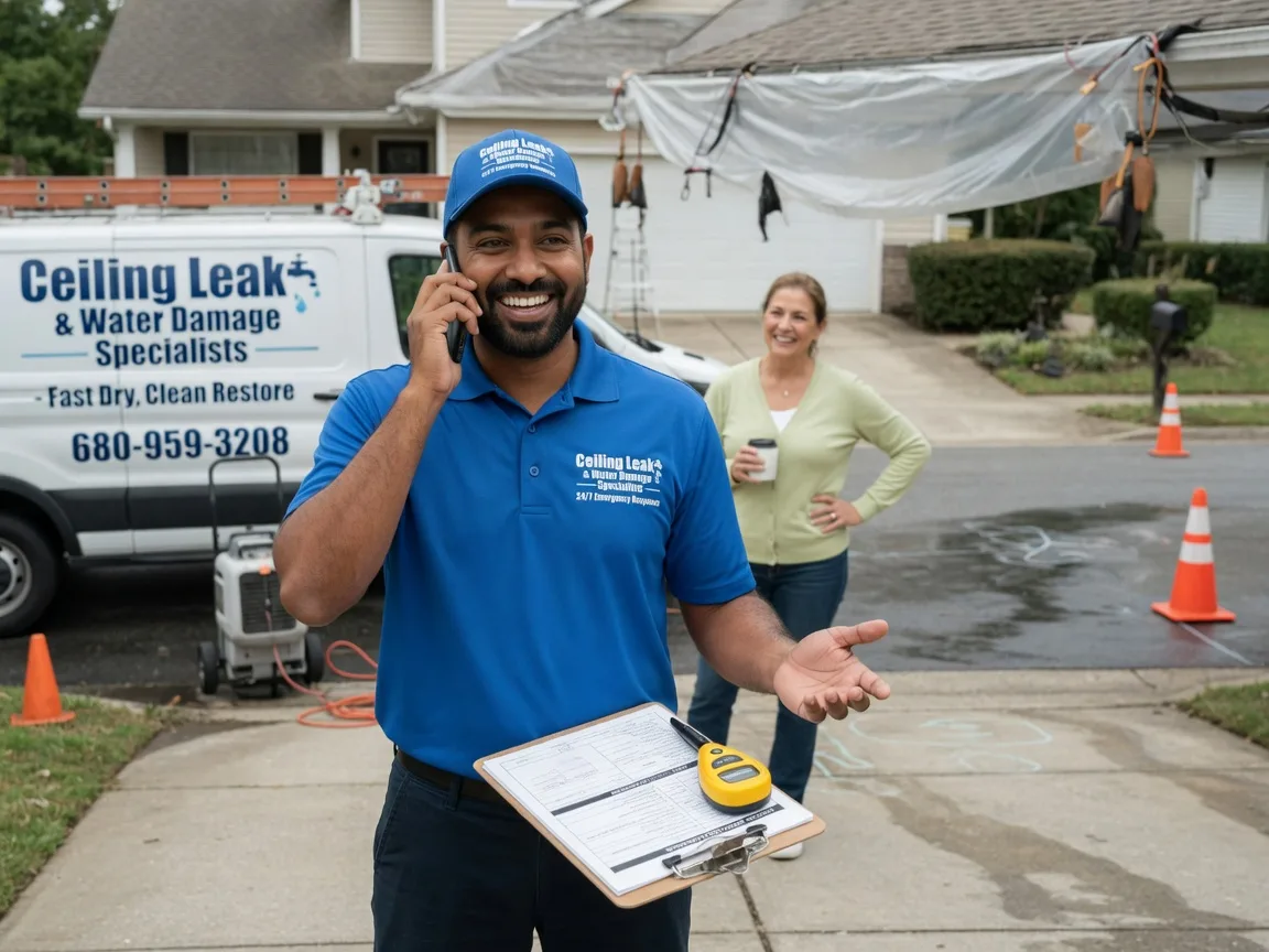 Ceiling Leak Cleanup Chester, VA FAQs